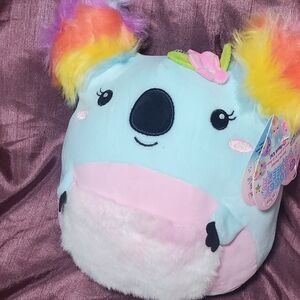 Hot Focus Koala Huggy Squeeze Plush 9” NWT Secret Pocket No Makeup Set..